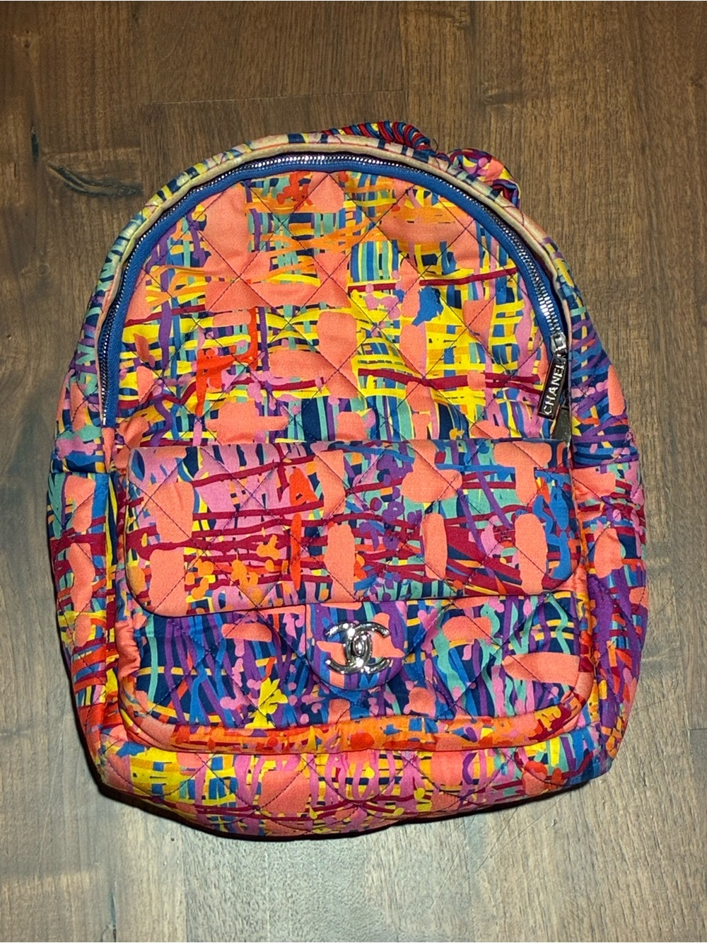 CHANEL Quilted Foulard Backpack - Spring 2018